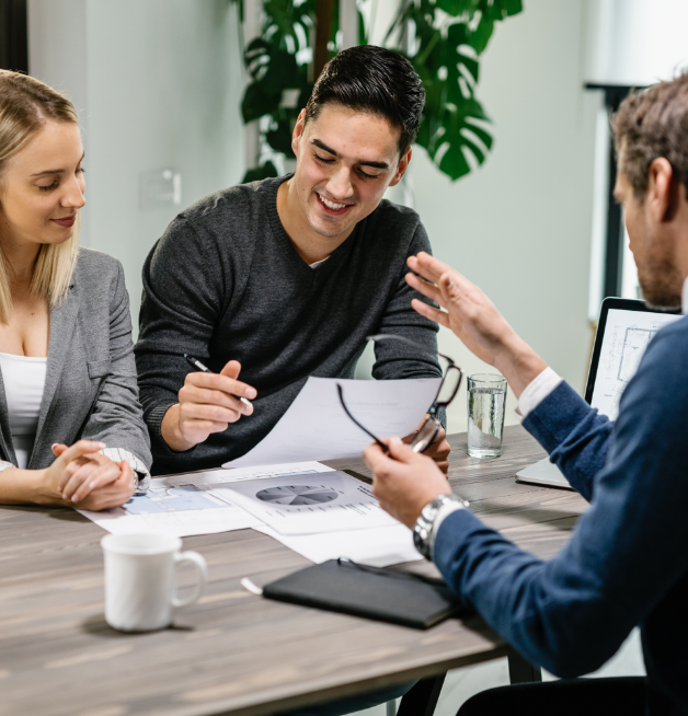 Lawyers discussing in a meeting